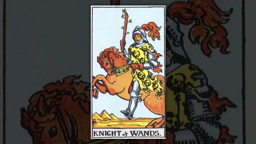 The Knight of wands Tarot Card Description
