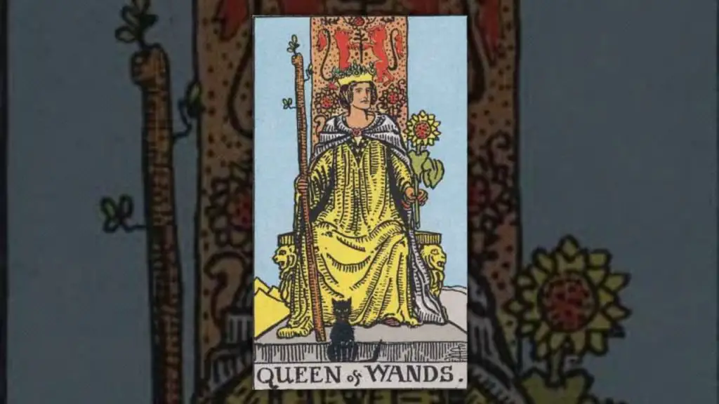 The Queen of wands Tarot Card Description