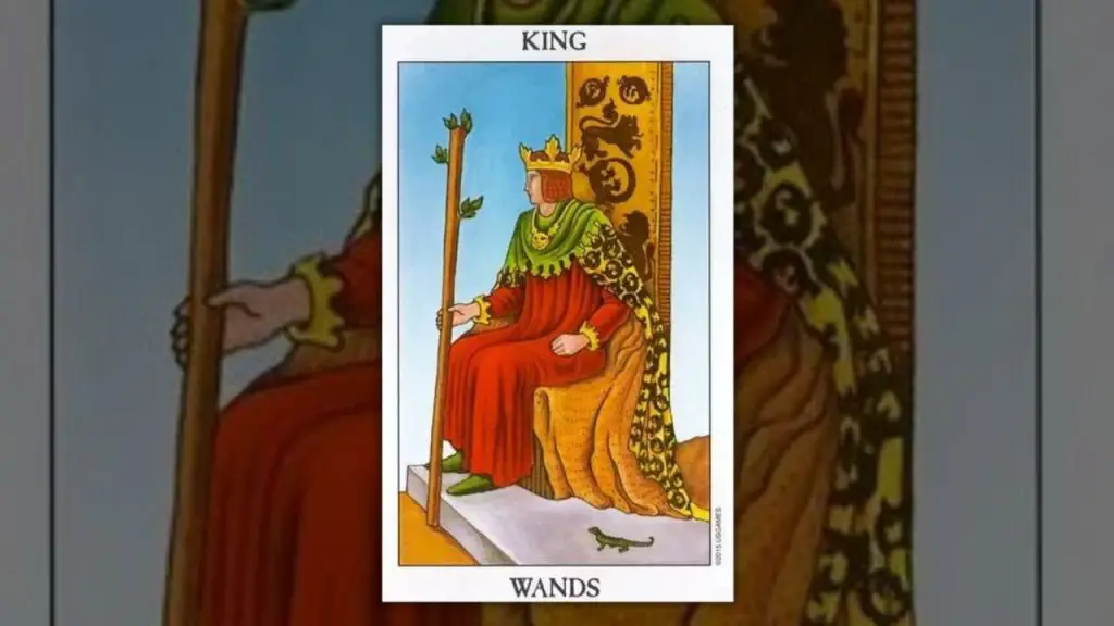 The King of wands Tarot Card Description