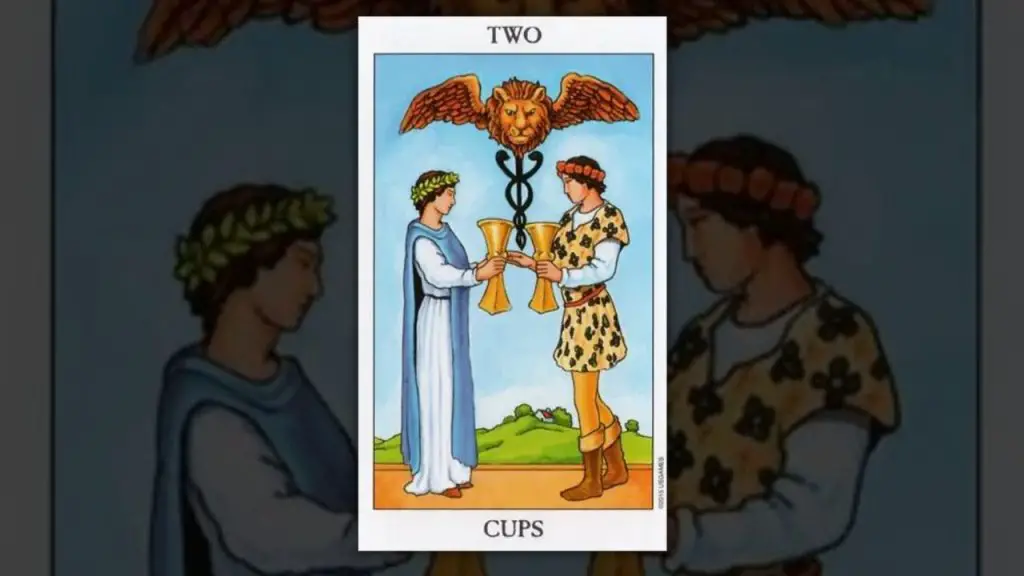 The Two of Cups Tarot Card Description