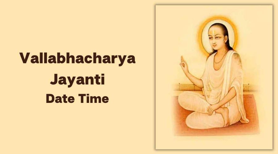 Vallabhacharya Jayanti 2023 Date, Celebrations, History & Significance