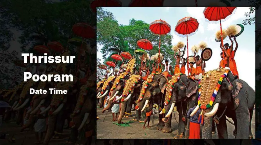 Thrissur Pooram Festival 2023 Date, Time, Origin & Celebrations