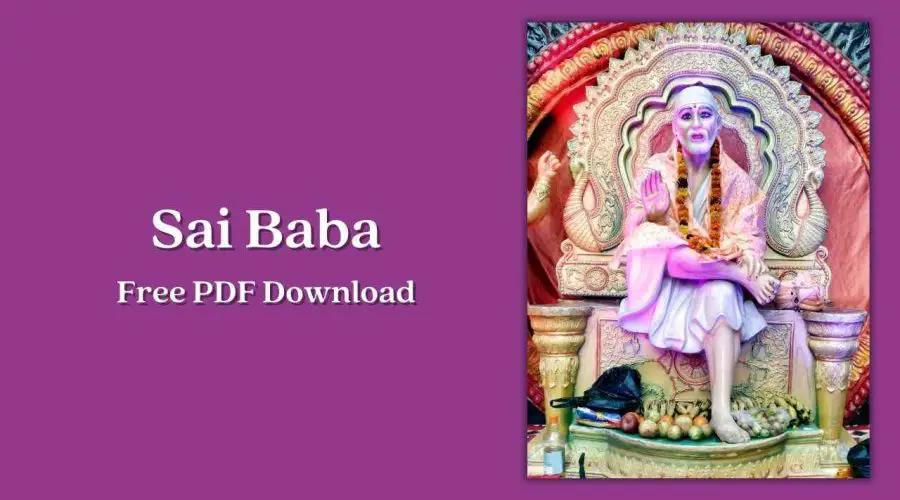 Sai Baba Stotram | साई बाबा स्तोत्र | Free PDF Download
