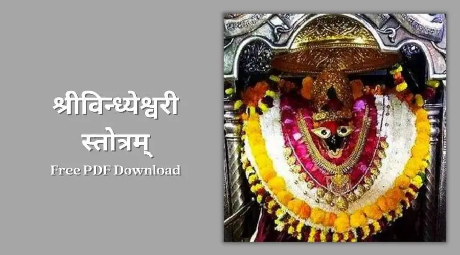 श्रीविन्ध्येश्वरी स्तोत्रम् – Vindhyavasini Stotram | Free PDF Download