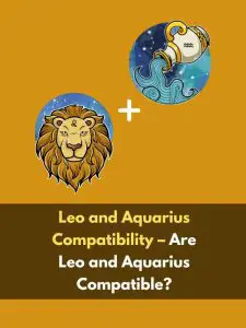 Leo and Aquarius Compatibility