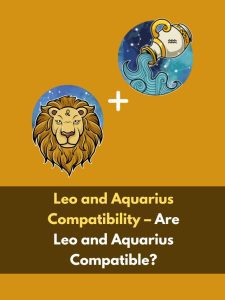 Leo and Aquarius Compatibility