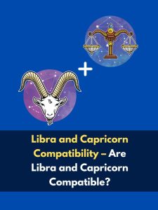 Libra and Capricorn Compatibility