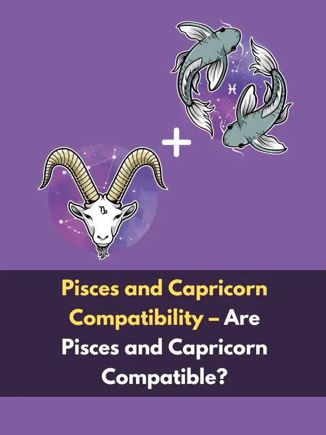 Pisces and Capricorn Compatibility – Are Pisces and Capricorn ...