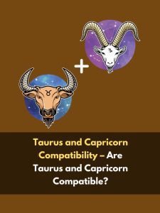 Taurus and Capricorn Compatibility
