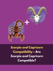 Scorpio and Capricorn Compatibility