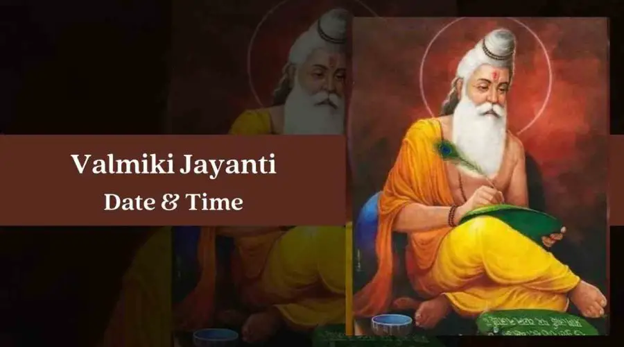 Valmiki Jayanti 2023 Date, Time, Story & Rituals