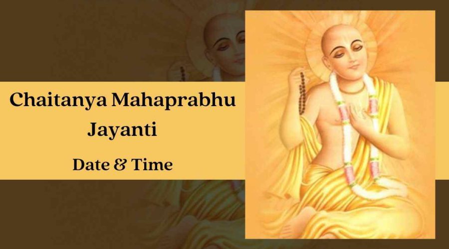 Chaitanya Mahaprabhu Jayanti 2024 Date, Story and Importance
