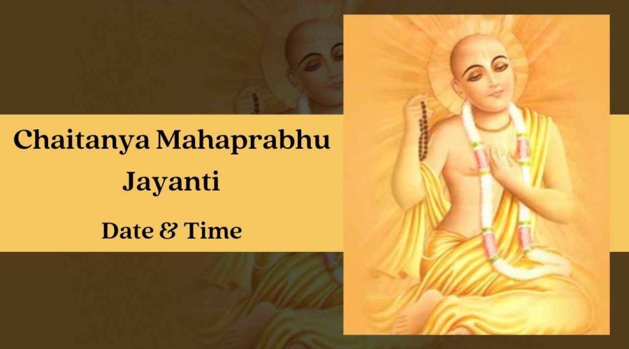 Chaitanya Mahaprabhu Jayanti 2024 Date, Story and Importance