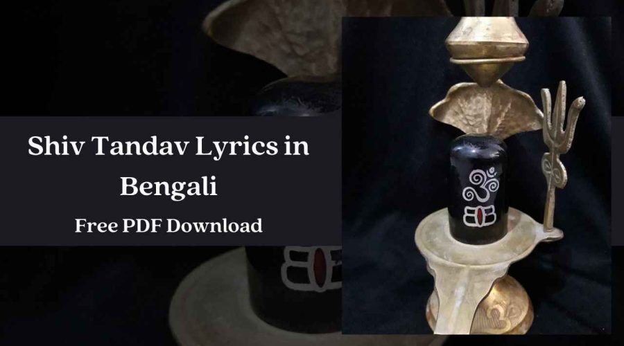 Shiv Tandav Lyrics in Bengali – শিব তাণ্ডব স্তোত্রম | Free PDF Download
