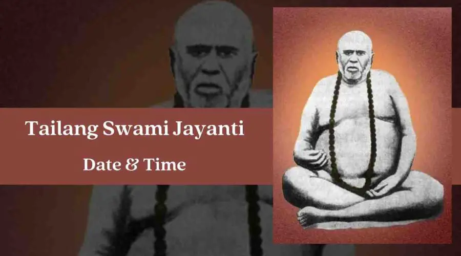 Tailang Swami Jayanti 2024: Date, Time, Teachings and Facts