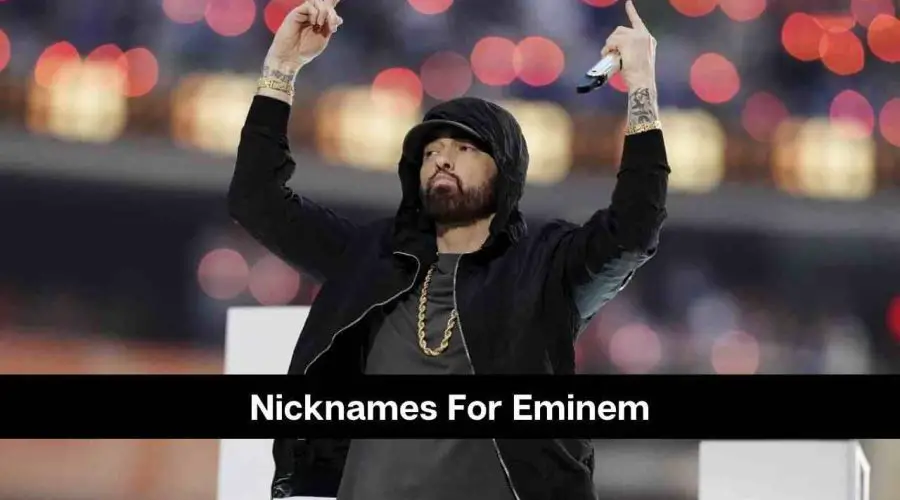 130 Cool Nicknames For Eminem You Should Not Miss!