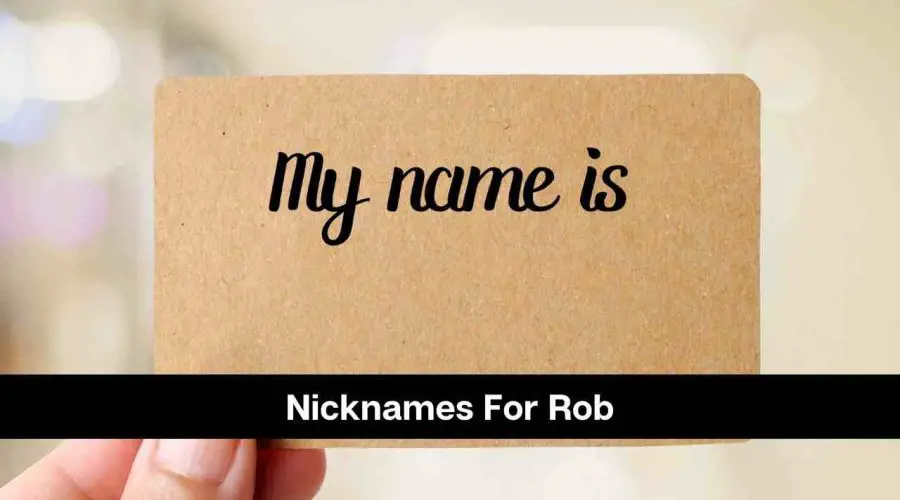 175 Catchy Nicknames For Rob You Should Not Miss!